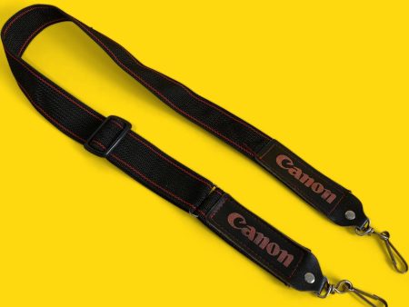 Genuine Canon Black & Red SLR Camera Strap Discount