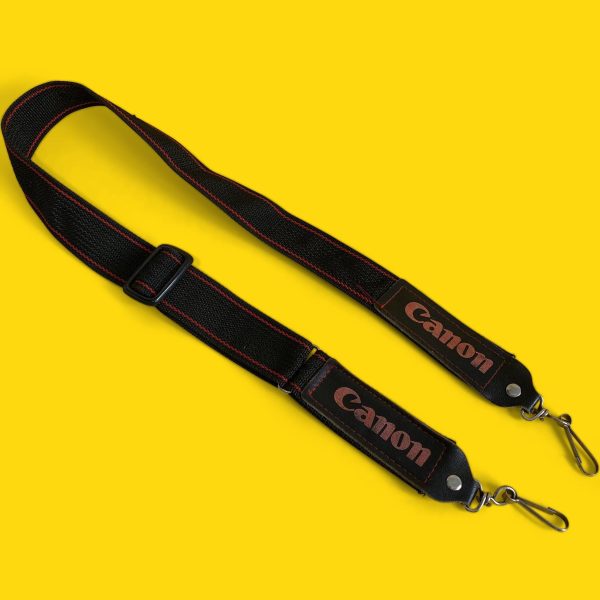 Genuine Canon Black & Red SLR Camera Strap Discount