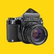 Asahi Pentax 67 MLU With 105mm F2.4 Takumar lens. 6X7 Medium Format Film Camera For Cheap