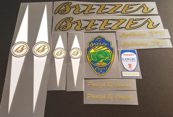 Breezer Lightning XTR decal set Online now