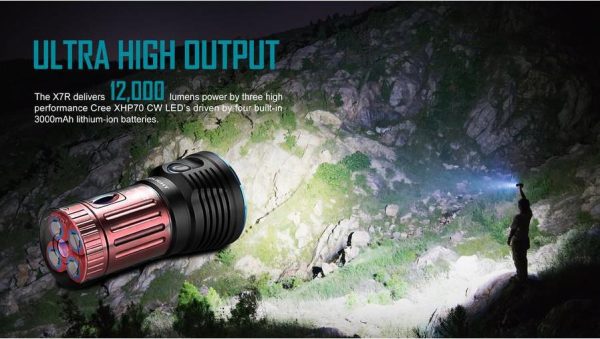 Brand New OLIGHT X7R Marauder 12,000 Lumens rechargeable LED Flashlight Searchlight Online now