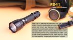 Fenix FD41 CREE LED 1000 lumen variable focus flashlight zoomable military light Fashion