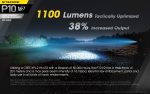 Nitecore P10 V2 1100 Lumen LED Tactical Flashlight with Hard Holster and EdisonBright battery carrying case Sale