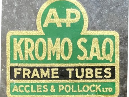 ACCLES & POLLOCK  Kromo SAQ  tubing transfer. Supply