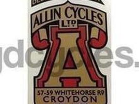 ALLIN head or seat tube crest decal. Supply