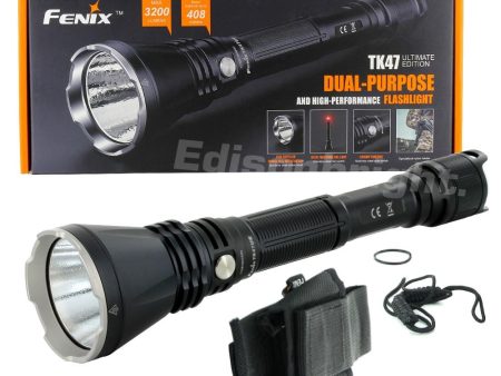 Fenix TK47UE 3200 Lumen CREE LED Police Flashlight wit SOS,RED Flasher Online