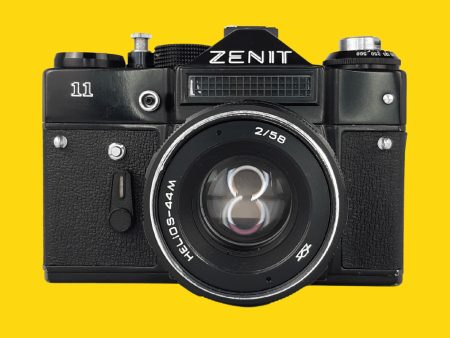 Zenit 11 Black Vintage Metal 35mm SLR Film Camera with Prime Lens Online