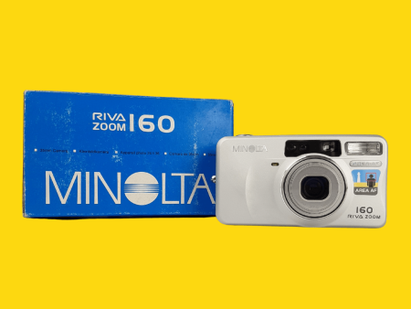 BRAND NEW - Minolta Riva Zoom 160 35mm Film Camera Point and Shoot Sale