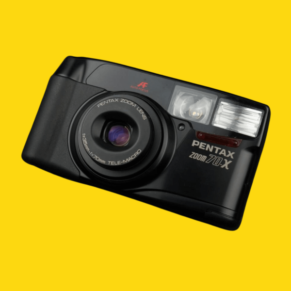 Pentax Zoom 70X 35mm Film Camera Point and Shoot on Sale