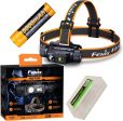 Fenix HM70R 1600 Lumen Rechargeable White red LED Headlamp with EdisonBright Battery Carrying case Bundle Fashion