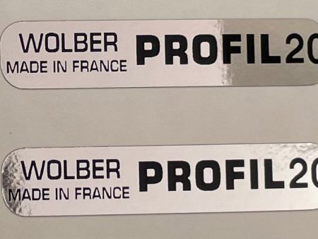 Wolber Profil 20 decals Supply