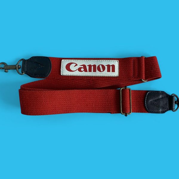 Genuine Canon Royal Red SLR Camera Strap Online Hot Sale