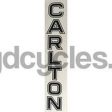 CARLTON vertical seat decal. For Sale