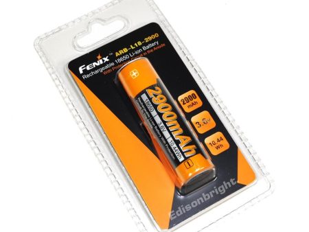 New Sealed Fenix ARB-L18-2900 Li-ion type 18650 protected rechargeable 2900mAh battery Online now