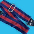 Vintage Red & Blue SLR Camera Strap For Sale