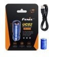 FENIX UC02 USB Rechargeable 130 Lumen Cree LED keychain Flashlight (BLUE) EDC Discount