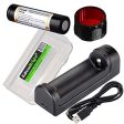 Fenix ARE-X1 battery charger, Fenix ARB-L2M 18650 battery, AOF-S Red filter, EdisonBright Battery case accessory bundle for PD35 bundle Online