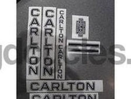 CARLTON Decal Set For Discount