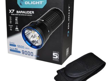 Brand New Olight X7 Marauder CREE LED 9000 Lumens Flashlight searchlight with Holster Online