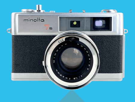 Minolta Hi-Matic 7s Rangefinder 35mm Film Camera With Rokkor PF 45mm F1.8 Lens Hot on Sale