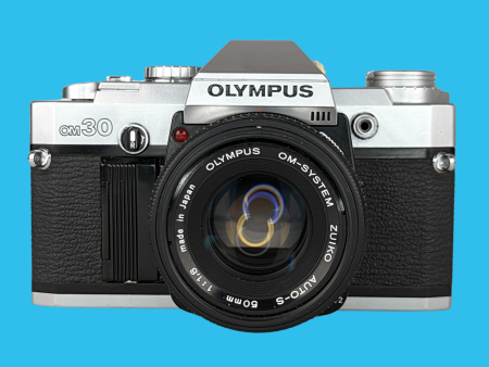 Olympus OM 30 35mm SLR Film Camera with Original Olympus 50mm Prime Lens Online now