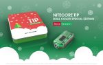 Nitecore TIP 360 Lumens Special Edition Winter Gift Set CREE XP-G2 S3 LED USB Rechargeable Keychain light  Red Blue or Red Green Supply