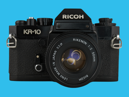 Ricoh KR-10 35mm Film Camera w  50mm Lens Online Sale