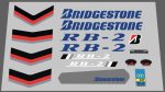 Bridgestone RB-2 decal set Cheap