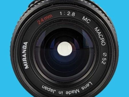 Miranda 24mm f 2.8 Macro Camera Lens Discount