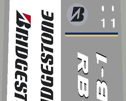 Bridgestone RB-1 1993 decal set Sale