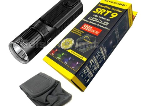 Nitecore SRT9 2150 Lumen CREE LED White Red Green Blue UV Flashlight SRT7 For Cheap