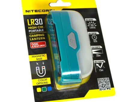 Nitecore LR30 205 Lumen Green body LED High CRi≥90 Dual Output champing Lantern with 3400mAh Li-ion rechargeable battery included. For Cheap