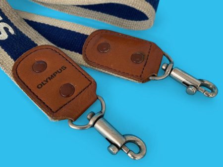 Olympus Blue & Beige SLR Camera Strap Discount