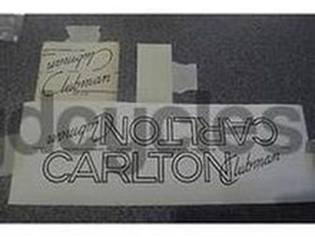 CARLTON  Clubman  decal set. NOS Online Hot Sale