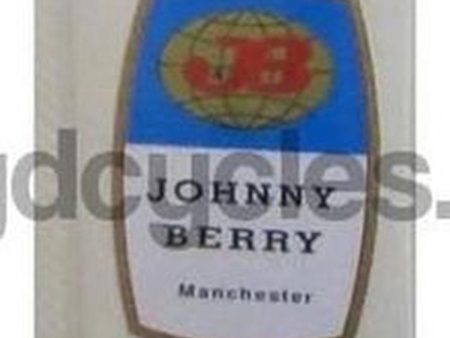 BERRY - Johnny Berry, Manchester. Seat tube decal. Online Sale