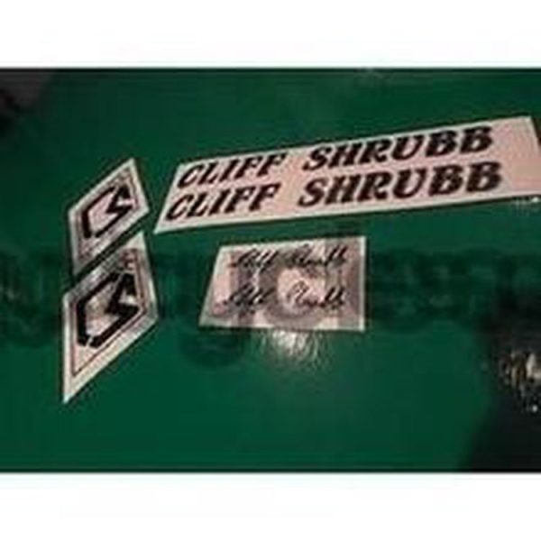 Vintage Cliff Shrubb decals Online Hot Sale