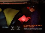 Fenix HM70R 1600 Lumen Rechargeable White red LED Headlamp with EdisonBright Battery Carrying case Bundle Fashion