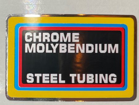 Chrome Molybendium Frame decal Fashion