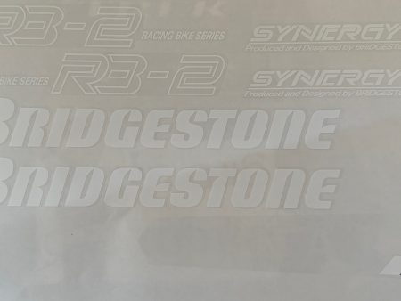 Bridgestone RB-2 decal set for red frame 1988 Discount