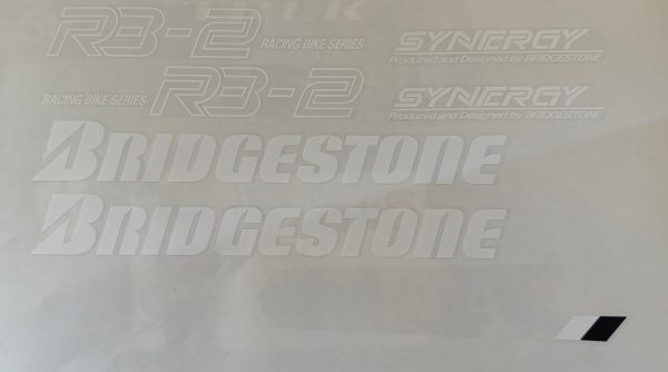 Bridgestone RB-2 decal set for red frame 1988 Discount