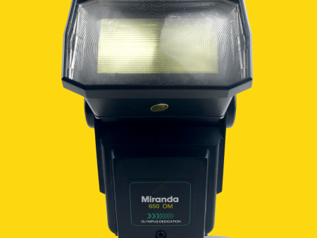 Miranda 650 External Flash Unit For Olympus OM. Online Sale