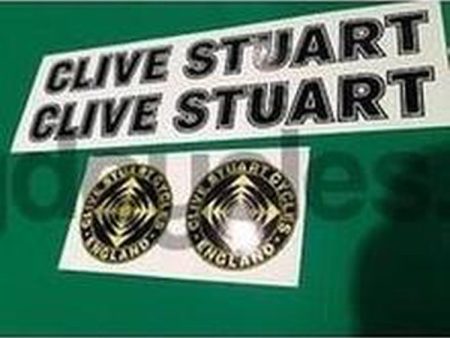 CLIVE STUART decal set. Accurate re-issue from samples in our collection! #1 on Sale