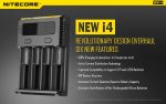 NITECORE New i4 Intellicharger smart battery Charger for Li-ion   IMR   Ni-MH  Ni-Cd 26650 22650 18650 18490 18350 16340 RCR123 14500 AA AAA D Online Sale