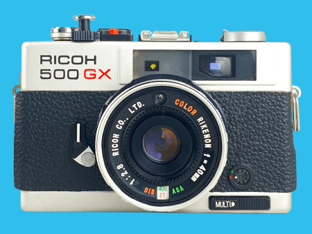 Ricoh 500GX Point And Shoot 35mm Film Camera With Rikenon 40mm f 2.8 lens Hot on Sale