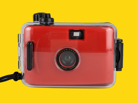 Red Underwater Focus Free 35mm Film Camera Point and Shoot Online Sale