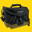 Canon Large Black and Khaki SLR Camera Bag Hot on Sale