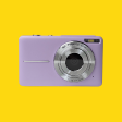 Retro Purple Compact Digital Camera - Digicam For Cheap