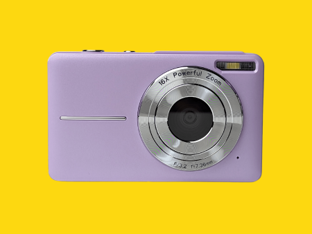 Retro Purple Compact Digital Camera - Digicam For Cheap