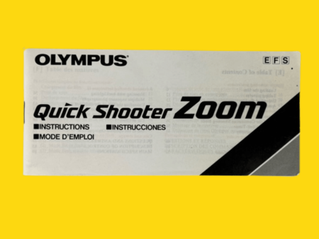 Olympus Quick Shooter Zoom Original Instructions Online Sale