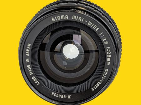 Sigma Mini Wide 28mm f 2.8 Camera Lens Sale